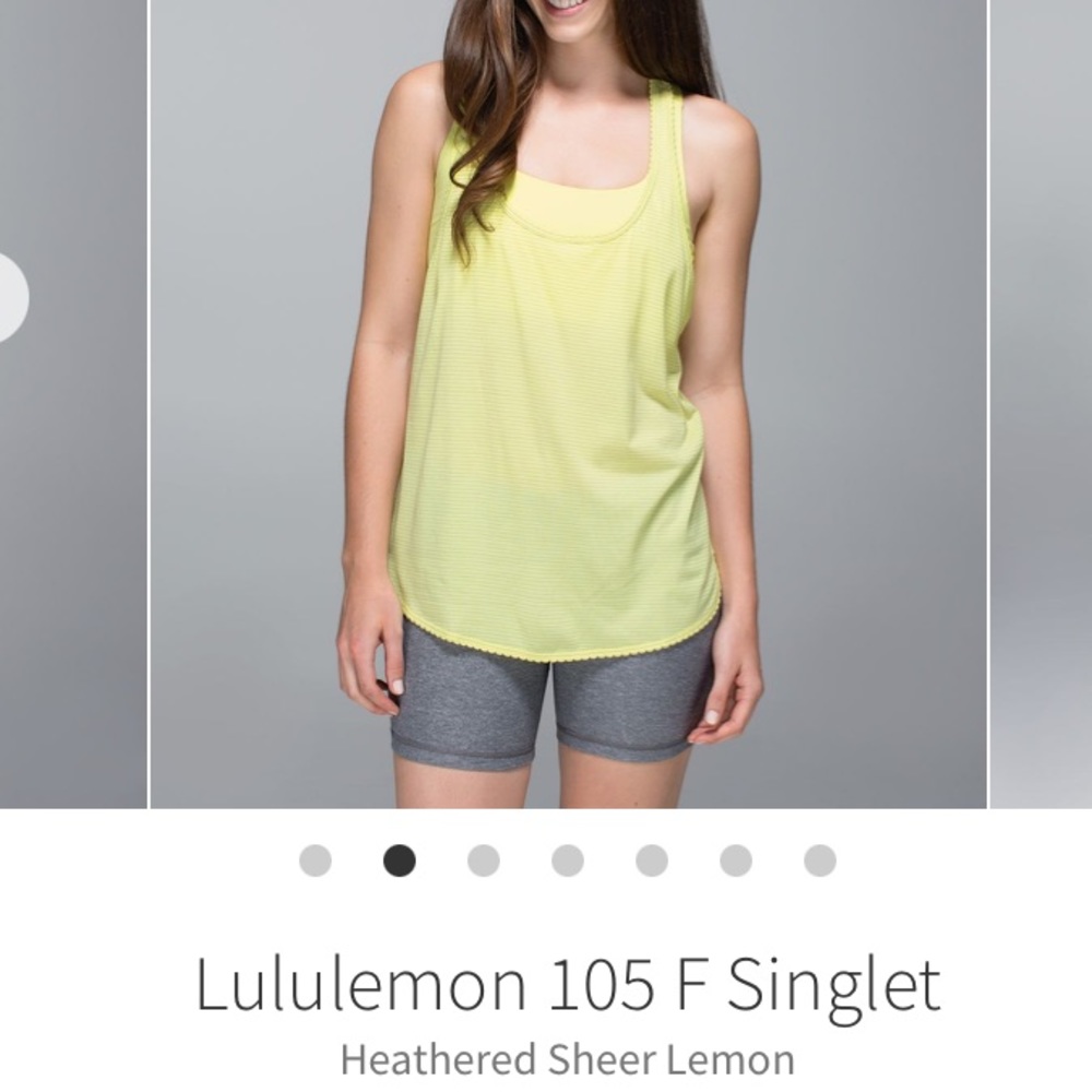 Lululemon 105F Singlet Tank Top